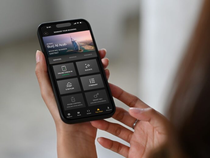 خدمة تسجيل الوصول عبر أجهزة المحمول Jumeirah Mobile Check-In